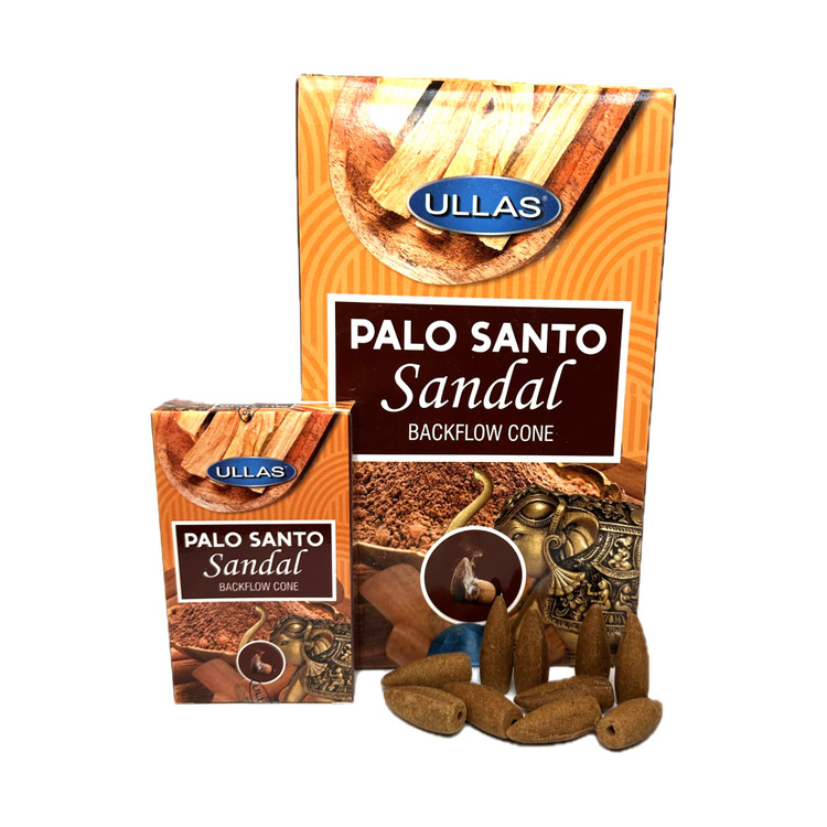 عمده عود خوشبو کننده آبشاری اولاس ullas مدل پالوسانتو صندل Palo Santo Sandal