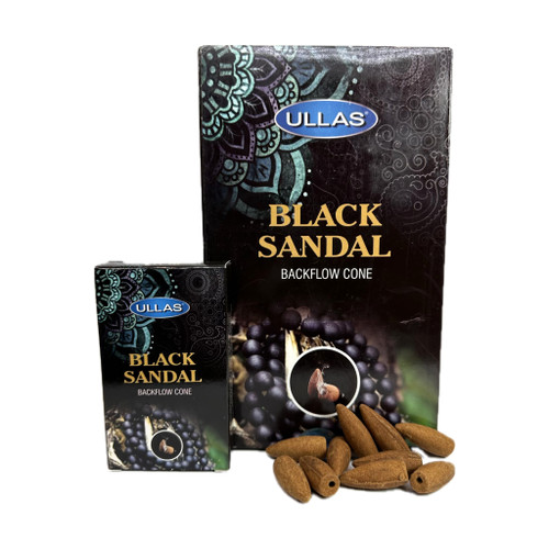 عود خوشبو کننده آبشاری اولاس ullas مدل بلک صندل Black Sandal