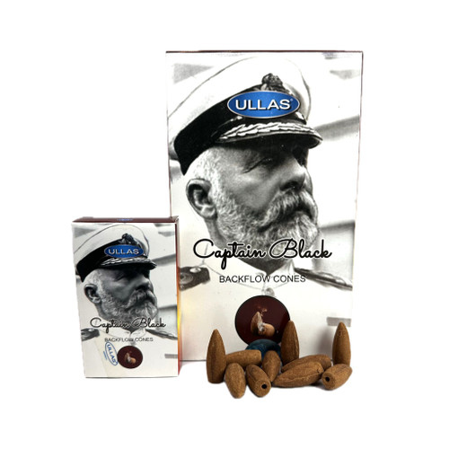 عمده عود خوشبو کننده آبشاری اولاس ullas مدل کاپتان بلک ( کاپیتان بلک ) Capitan Black