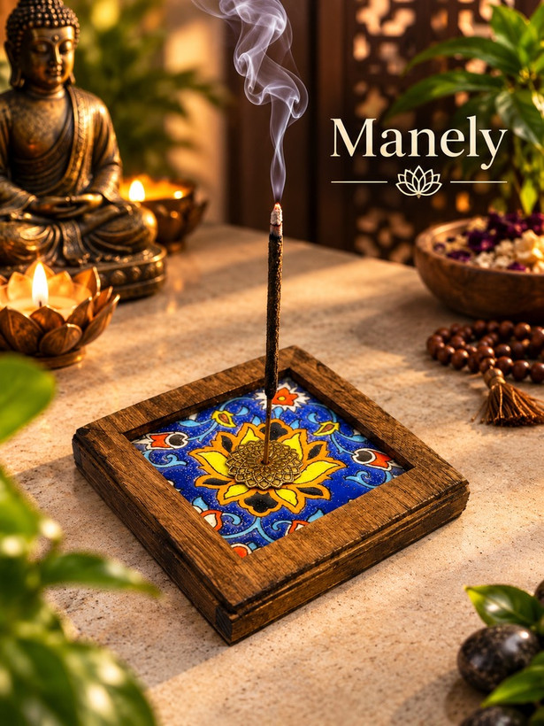 جاعودی چوبی چهارگوش طرح سنتی